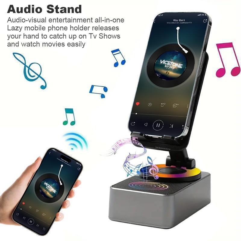 Bluetooth Wireless Audio Phone Holder