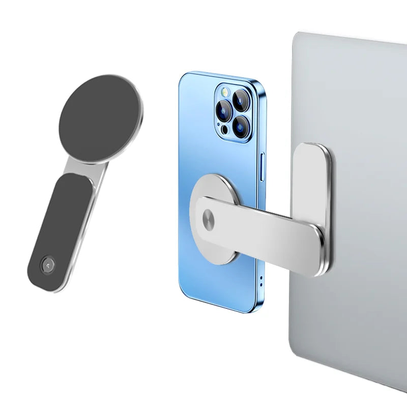 Aluminum Magnetic Car Phone Holder for Laptop Screen Side Mount