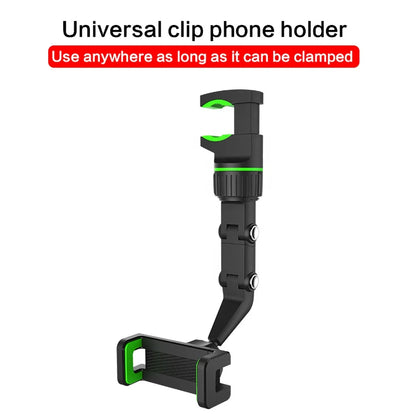 Adjustable Car Rearview Mirror Phone Holder