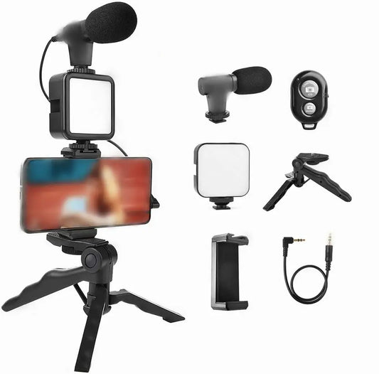 Vlogging Kit Smartphone Vlog Led Fill Light Live Streaming